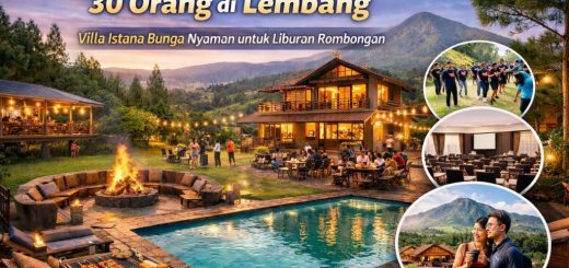 Harga Sewa Villa Kapasitas 30 Orang di Lembang